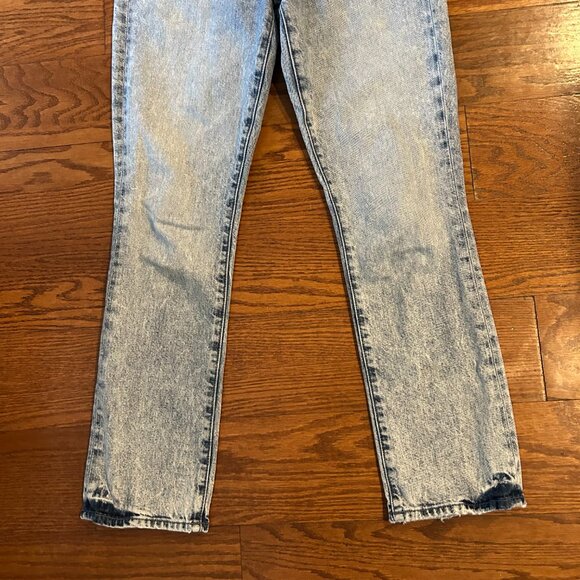 MOTHER Denim Jeans The Swooner Rascal Ankle - Signs & Symbols Size 26 - Picture 4 of 16